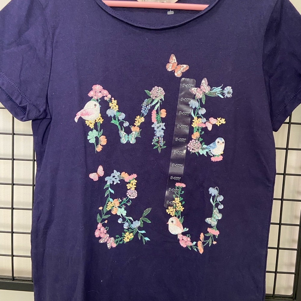 NWT |‎ H&M girl’s tshirt — size 8/10 - Picture 2 of 4